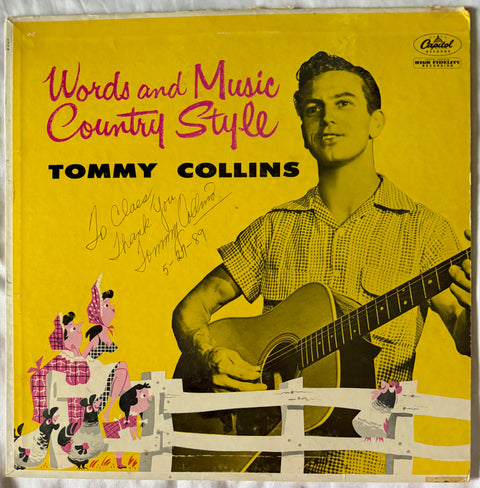Tommy Collins – Words And Music Country Style