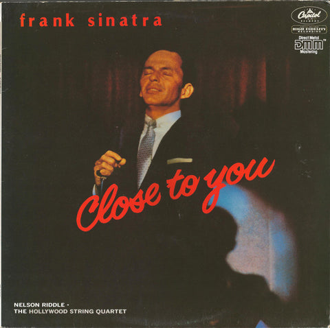 Front cover of Frank Sinatra – Close To You, Capitol Records, Netherlands, 1984
