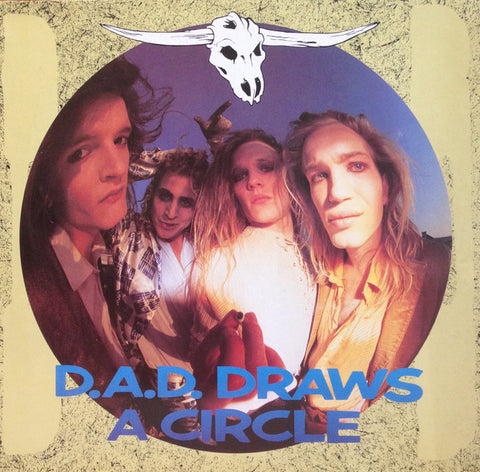 Front cover of D.A.D. – D.A.D. Draws A Circle, Mega Records, Europe, 1987