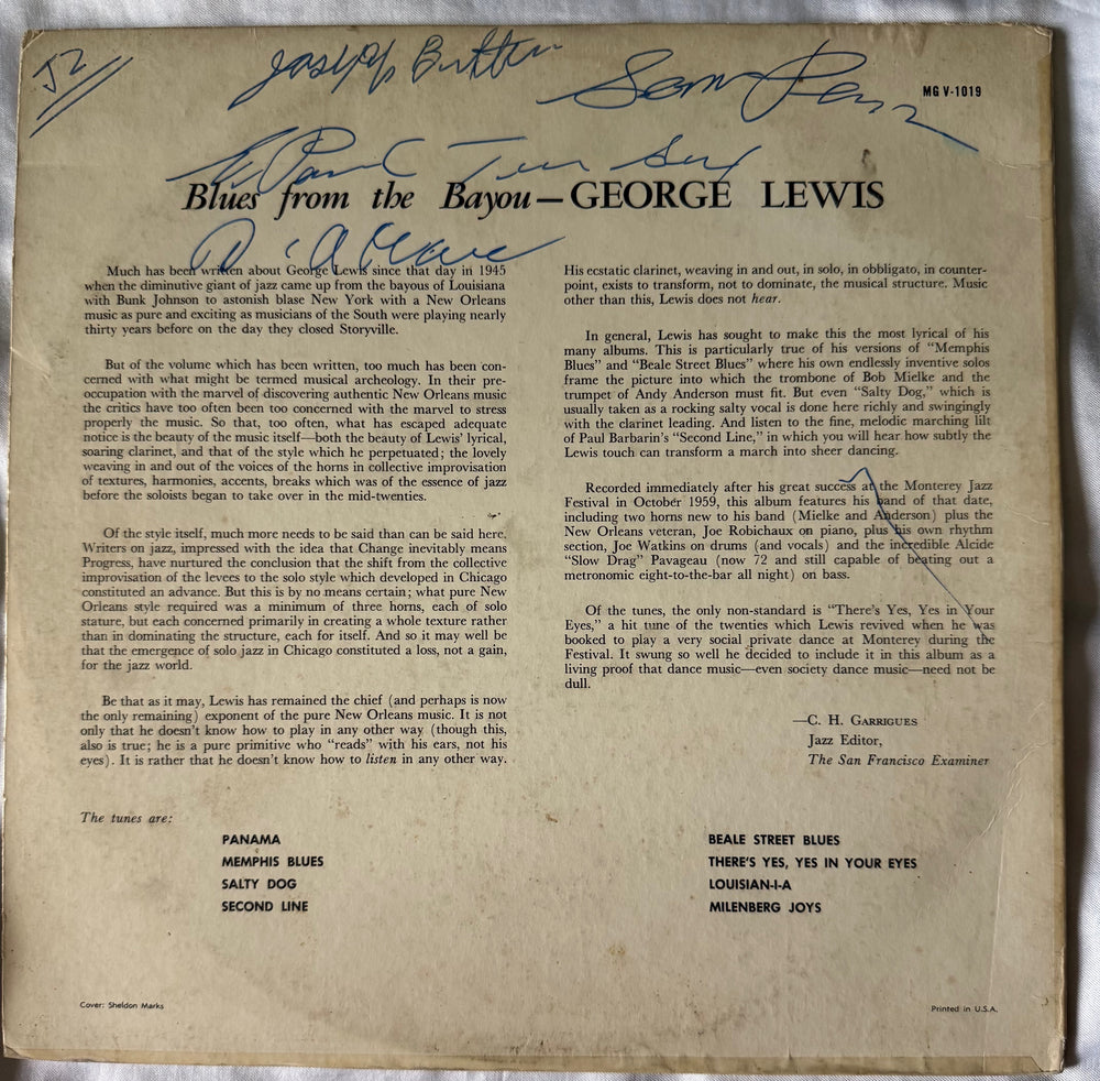 George Lewis And His Orchestra – Blues From The Bayou