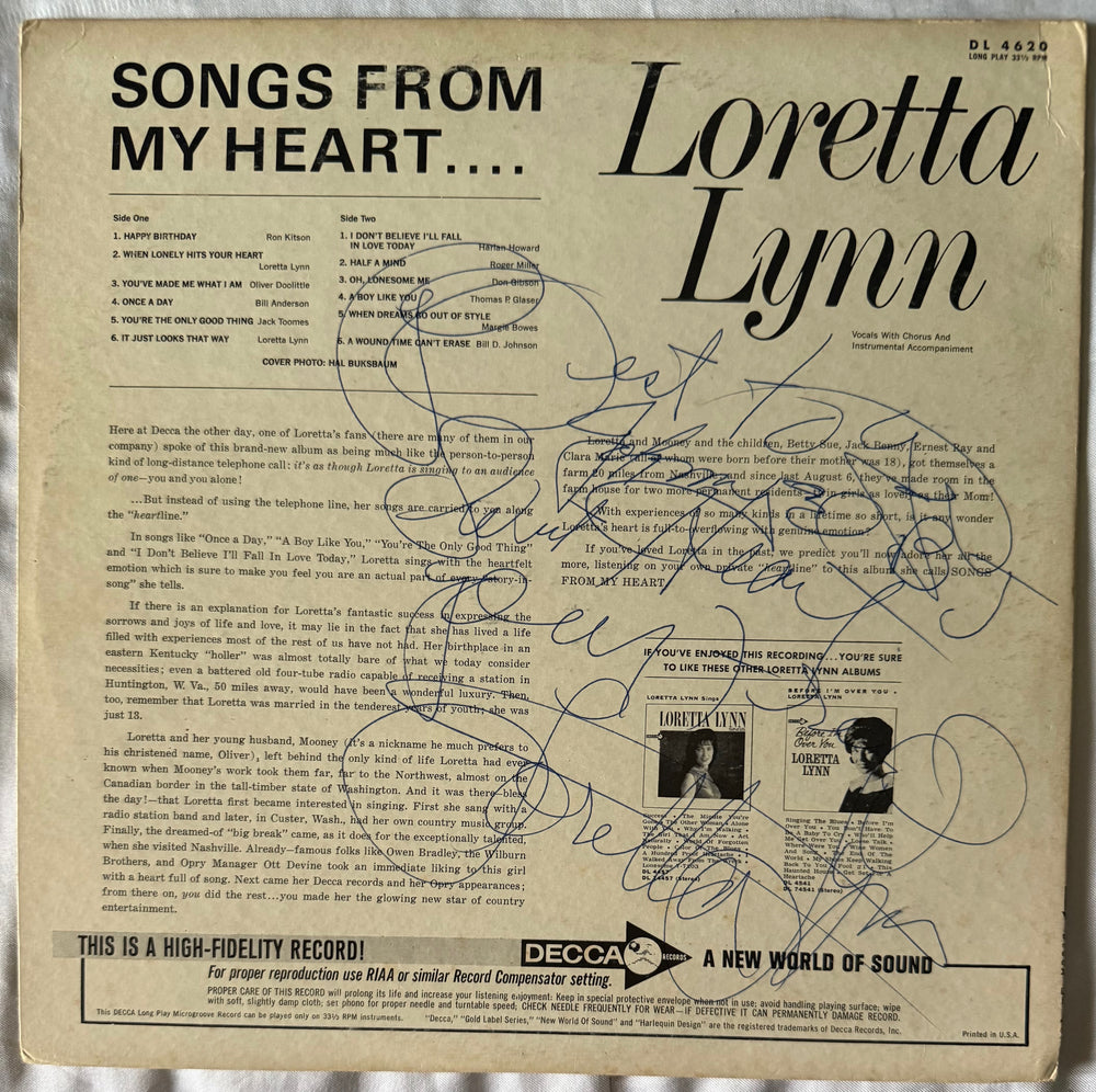 Loretta Lynn – Songs From My Heart