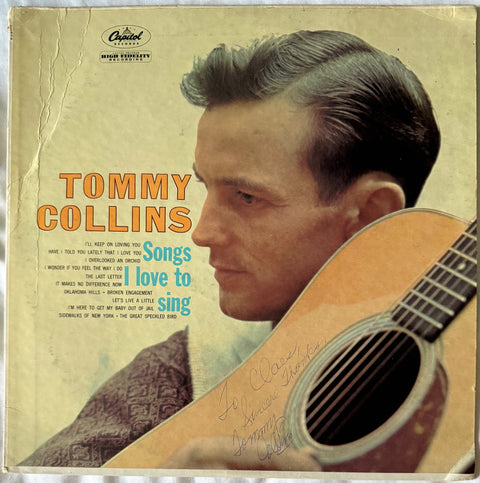 Tommy Collins – Songs I Love To Sing