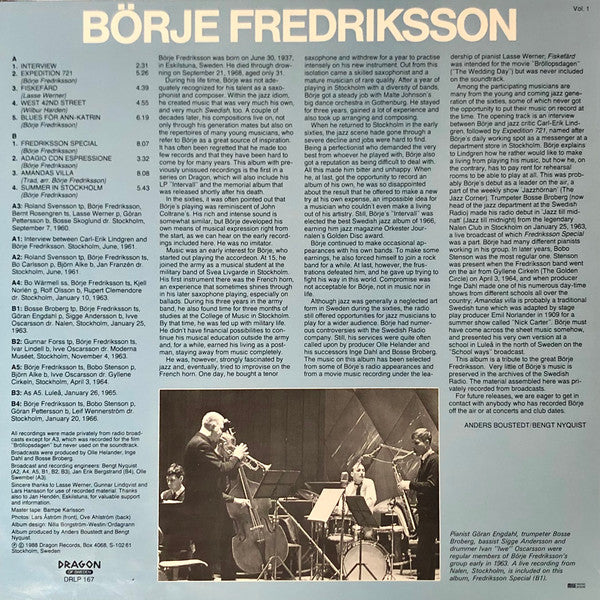 Börje Fredriksson – Fredriksson Special (Sweden, 1989)