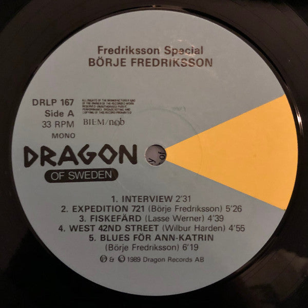 Börje Fredriksson – Fredriksson Special (Sweden, 1989)