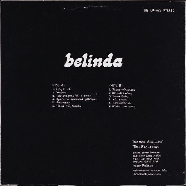 Tom Zacharias – Belinda