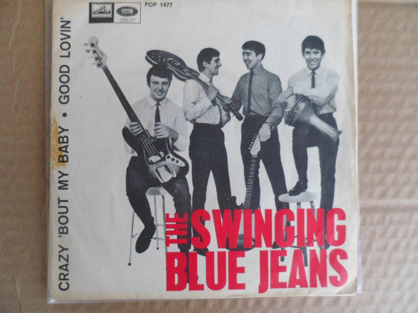 Front cover of The Swinging Blue Jeans – Crazy Bout My Baby, His Master's Voice, Sweden, 1965