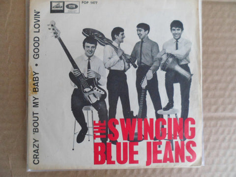 Front cover of The Swinging Blue Jeans – Crazy Bout My Baby, His Master's Voice, Sweden, 1965