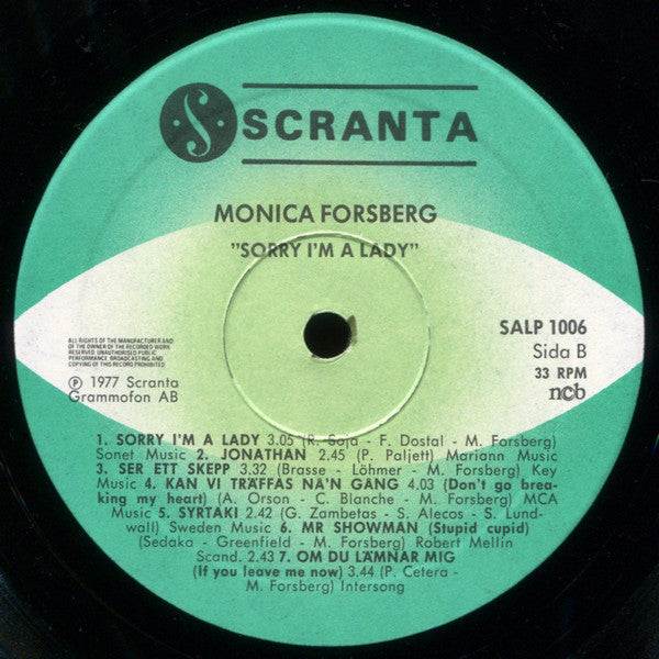 Monica Forsberg – Sorry I'm A Lady, image 3