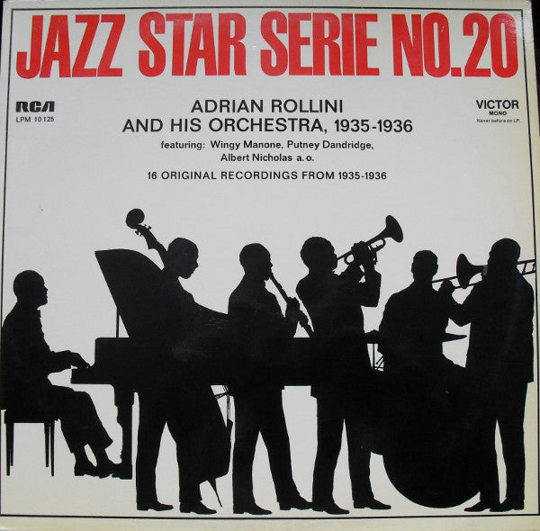 Front cover of Adrian Rollini And His Orchestra – 1935-1936, RCA Victor, Germany