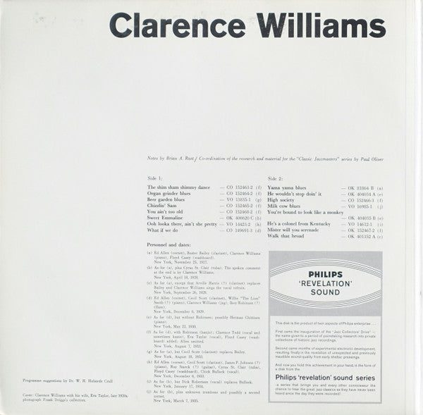 Clarence Williams – No. 1 1927-1935 (Jug & Washboard Band), image 2