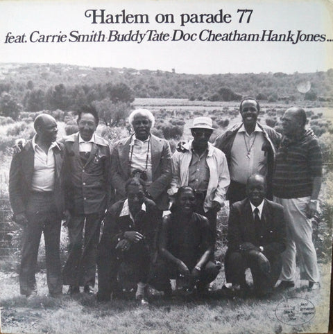 Front cover of Carrie Smith, Buddy Tate, Doc Cheatham, Hank Jones – Harlem On Parade 77, Black And Blue, France, 1977