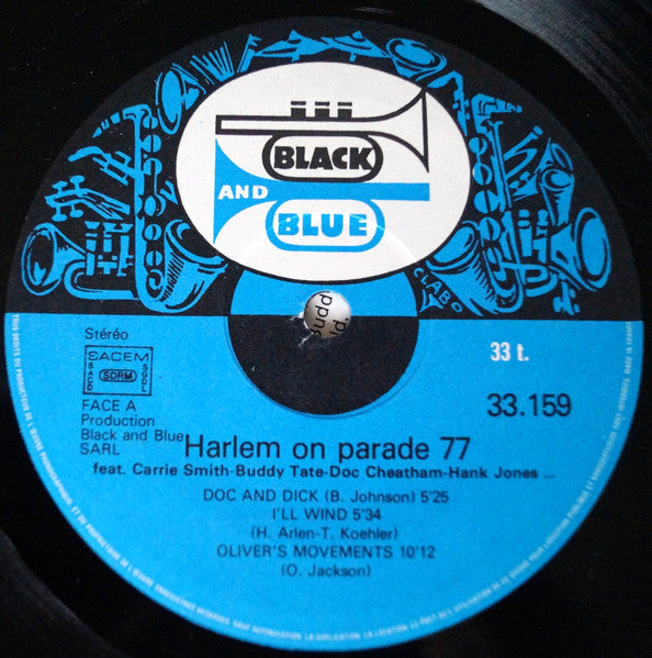 Carrie Smith, Buddy Tate, Doc Cheatham, Hank Jones – Harlem On Parade 77, image 4