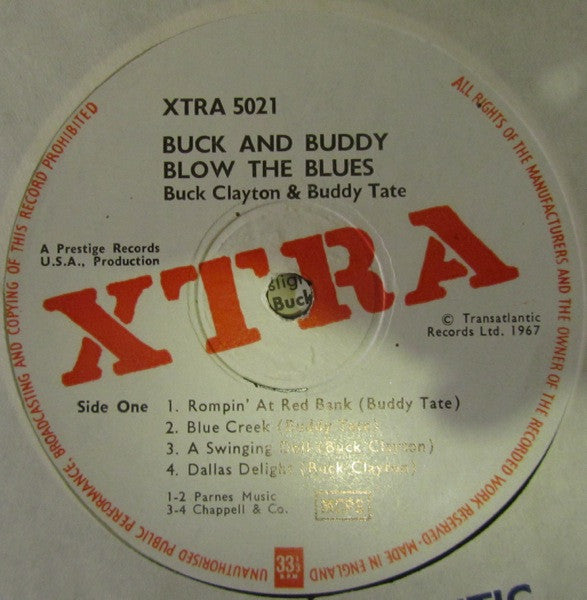 Buck Clayton With Buddy Tate – Buck & Buddy Blow The Blues, image 3