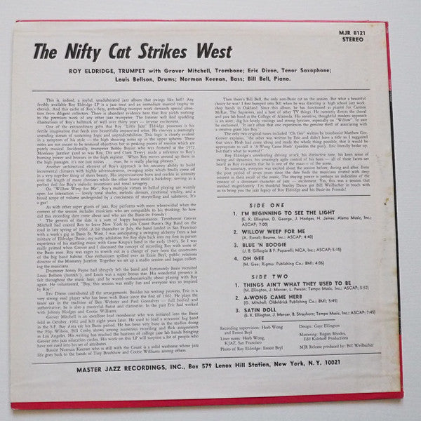 The Roy Eldridge Sextet – The Nifty Cat Strikes West, image 2