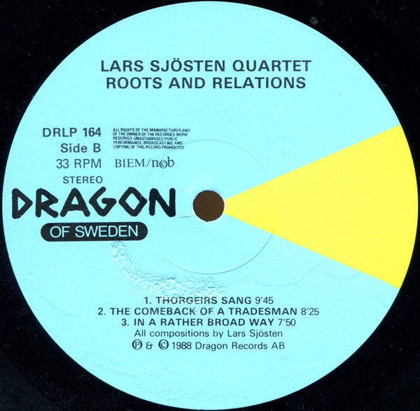 Lars Sjösten Quartet – Roots And Relations, image 4