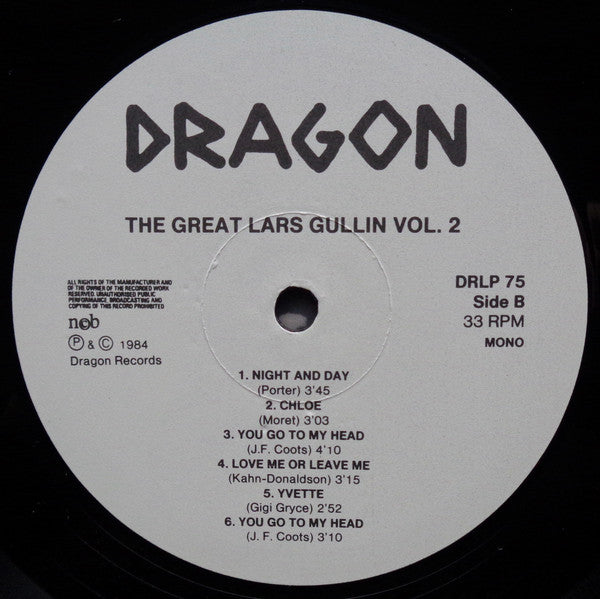 Lars Gullin – 1953 - Rare And Unissued Recordings, Vol. 2, image 4