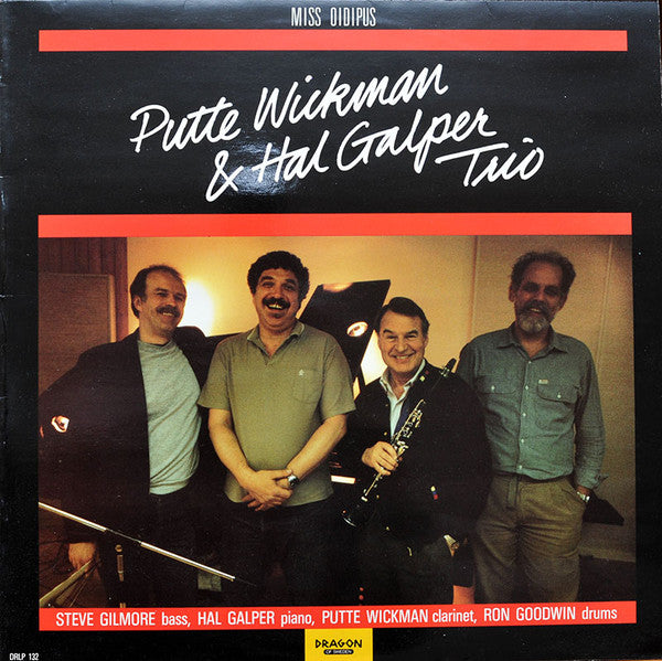 Front cover of Putte Wickman & Hal Galper Trio – Miss Oidipus, Dragon, Sweden, 1987