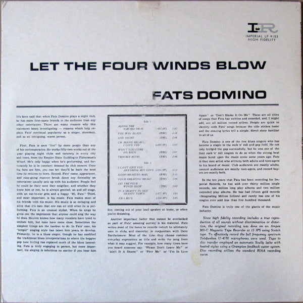 Fats Domino – Let The Four Winds Blow, image 2