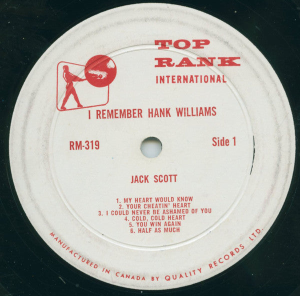Jack Scott – I Remember Hank Williams, image 3
