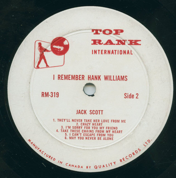 Jack Scott – I Remember Hank Williams, image 4
