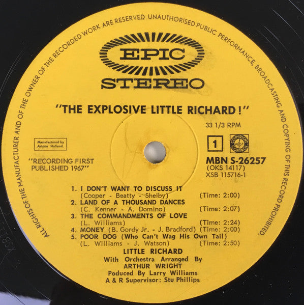 Little Richard – The Explosive Little Richard, image 3