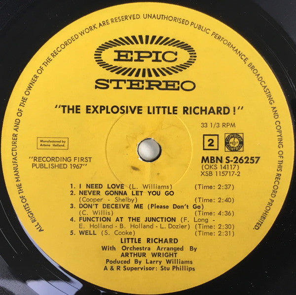 Little Richard – The Explosive Little Richard, image 4