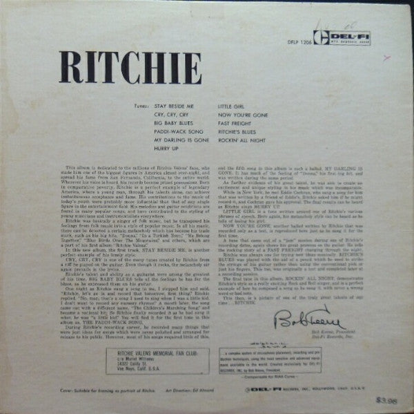 Ritchie Valens – Ritchie, image 2