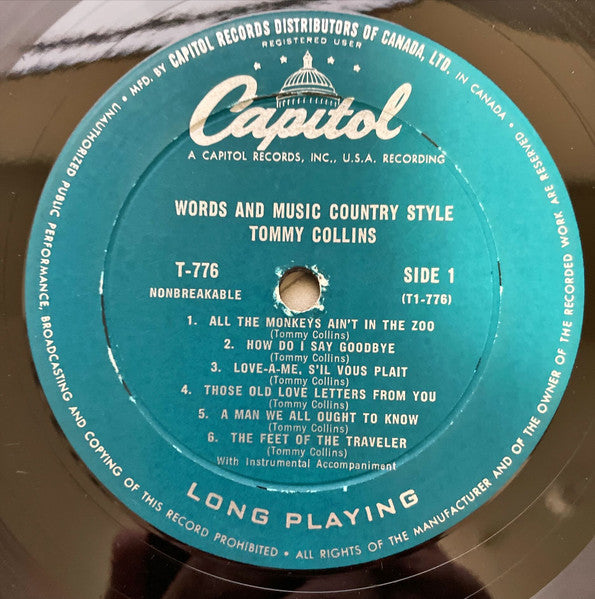 Tommy Collins – Words And Music Country Style, image 3