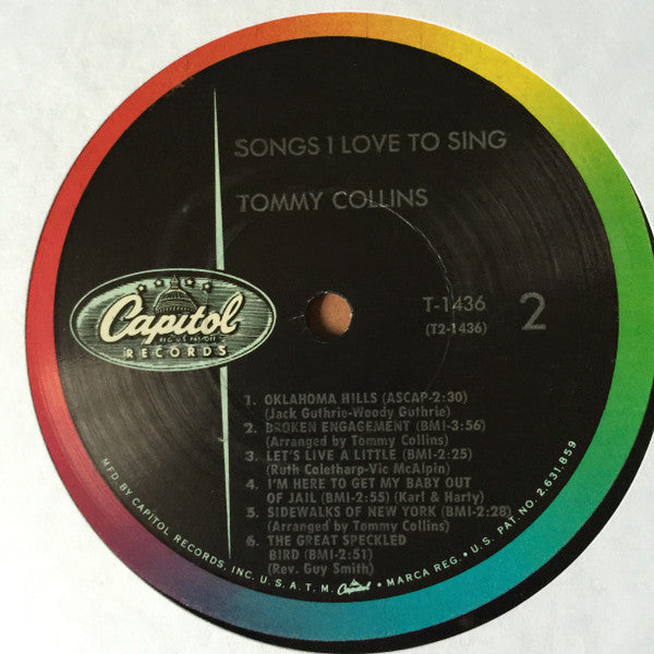 Tommy Collins – Songs I Love To Sing, image 4
