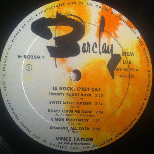 Vince Taylor Et Ses Playboys – Le Rock C'est Ça !, image 3