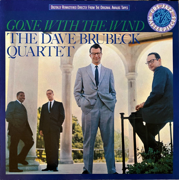 Front cover of The Dave Brubeck Quartet – Gone With The Wind, CBS, Netherlands, 1987