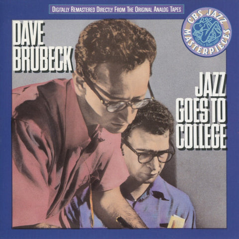 Front cover of The Dave Brubeck Quartet – Jazz Goes To College, CBS, Europe, 1989