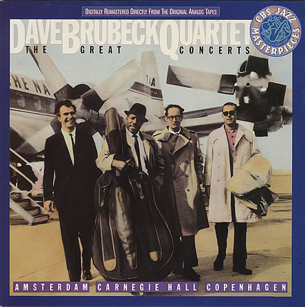 Front cover of Dave Brubeck Quartet – The Great Concerts, CBS, Europe, 1988