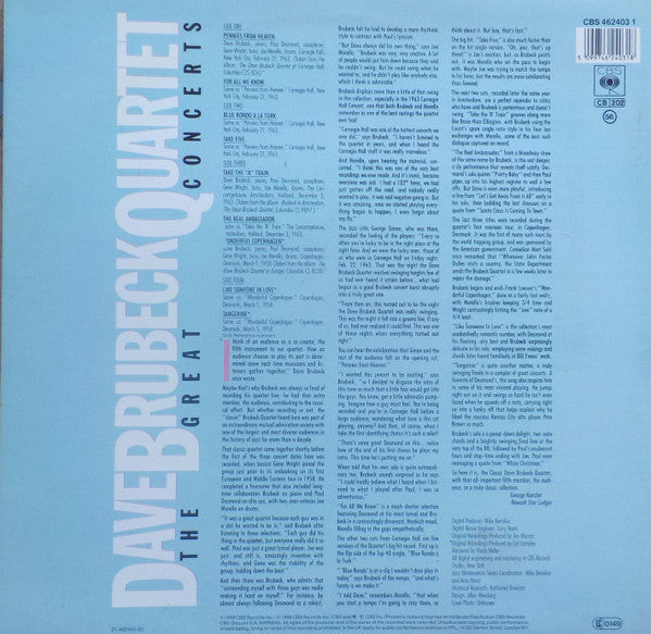 Dave Brubeck Quartet – The Great Concerts, image 3