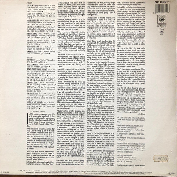 Louis Armstrong – The Hot Fives, Volume I, image 2