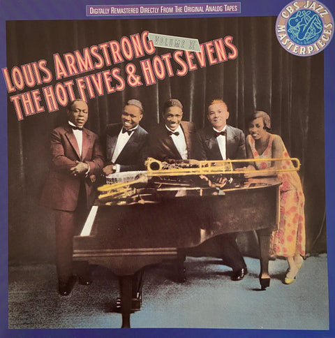 Front cover of Louis Armstrong – The Hot Fives & Hot Sevens, Volume II, CBS, Netherlands, 1988
