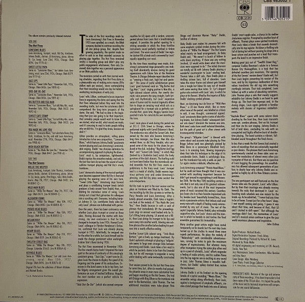 Louis Armstrong – The Hot Fives & Hot Sevens, Volume II, image 2