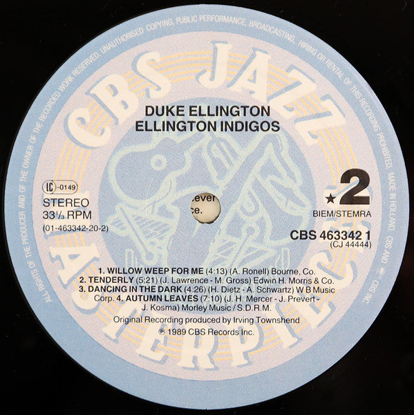 Duke Ellington – Ellington Indigos, image 4
