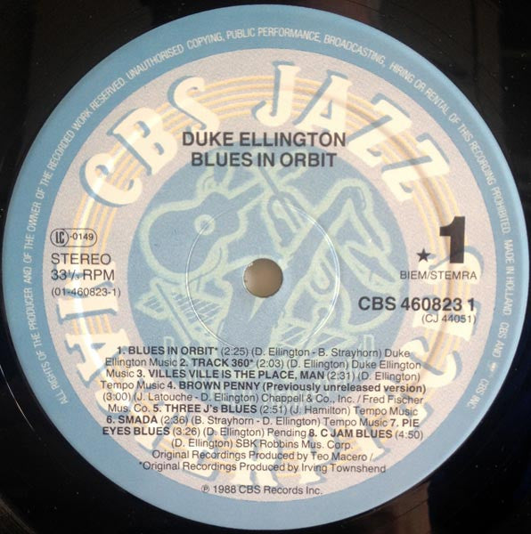 Duke Ellington – Blues In Orbit, image 3