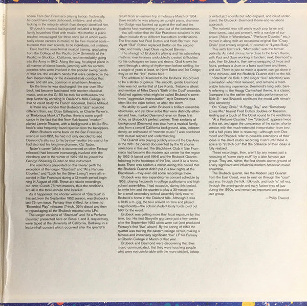 The Dave Brubeck Quartet Featuring Paul Desmond – Stardust, image 3