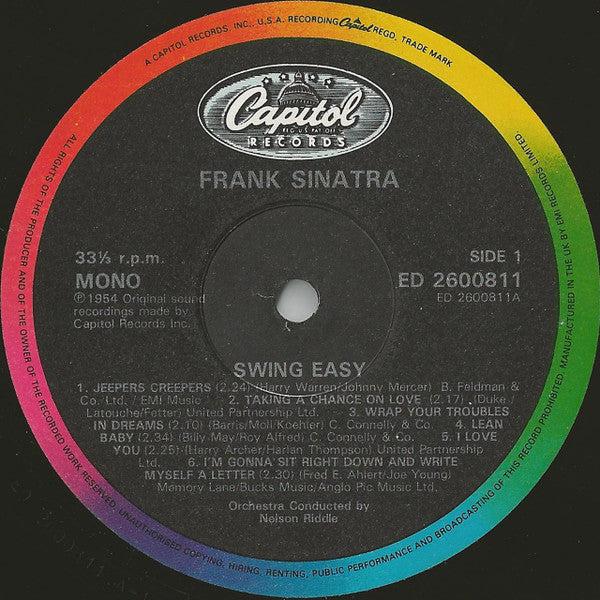 Frank Sinatra – Swing Easy, image 3