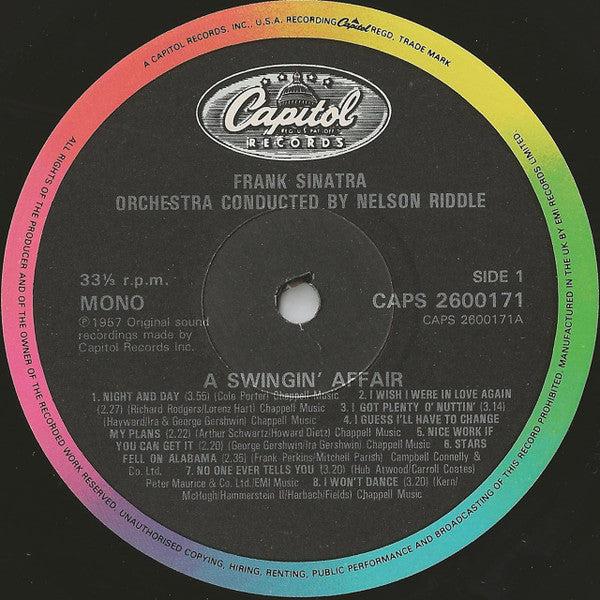Frank Sinatra – A Swingin' Affair, image 4
