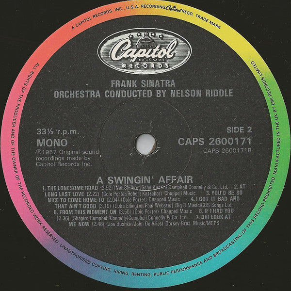 Frank Sinatra – A Swingin' Affair, image 5