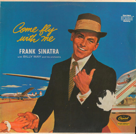 Front cover of Frank Sinatra – Come Fly With Me, Capitol Records, Netherlands, 1984