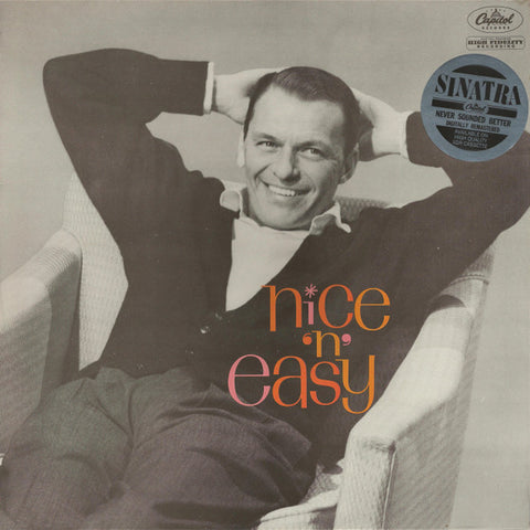Front cover of Frank Sinatra – Nice 'N' Easy, Capitol Records, UK, 1984