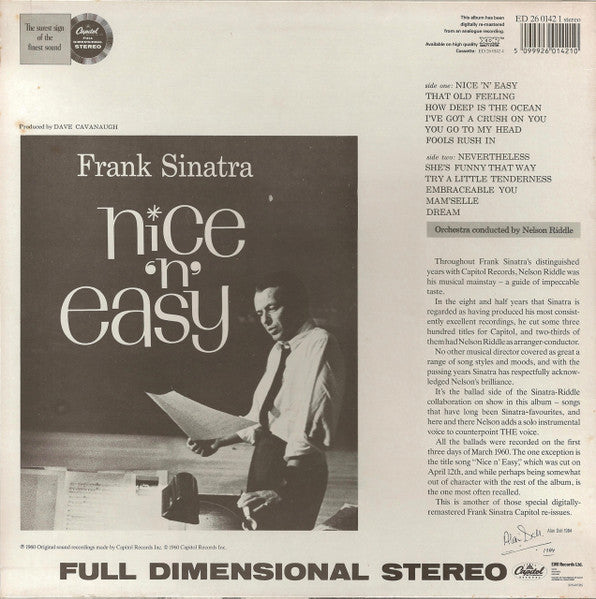Frank Sinatra – Nice 'N' Easy, image 2