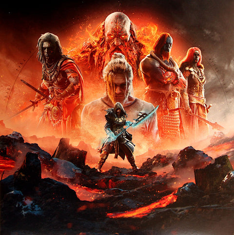Front cover of Stephanie Economou & Einar Selvik – Assassin's Creed Valhalla: Dawn Of Ragnarök (Original Game Soundtrack), Lakeshore Records, US, 2022