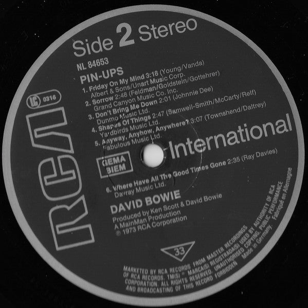 Bowie – Pinups, image 4