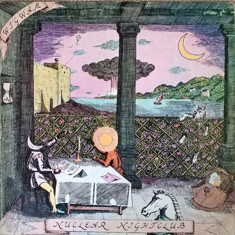 Front cover of Wigwam – Nuclear Nightclub, Love Records, Finland, 1975