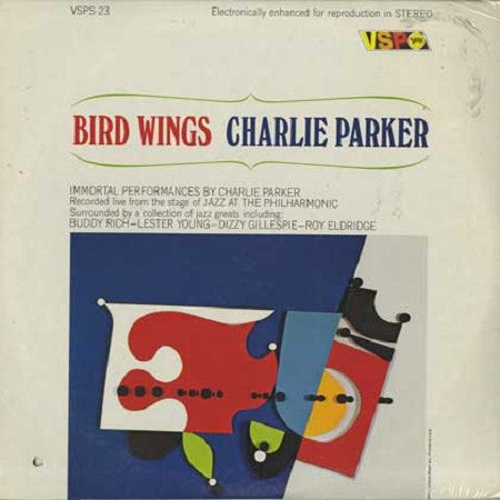 Front cover of Charlie Parker – Bird Wings, Verve Records, US, 1967